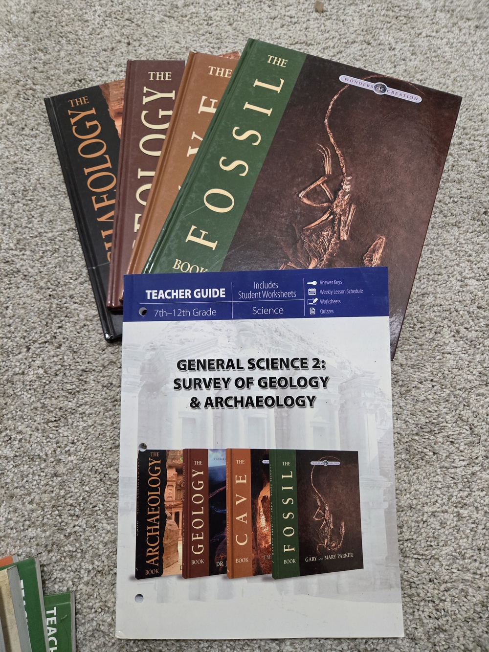 Conplete Set: General Science 2 Survey of Geology & Archaeology - 7th-12th Grade